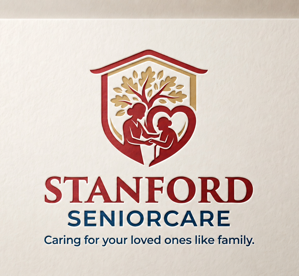 Stanford Senior Care logo — Caring for your loved ones like family