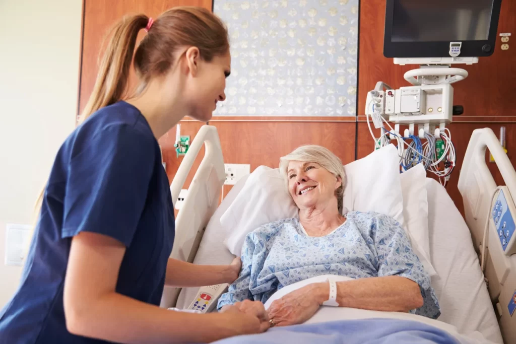 Caregiver at work